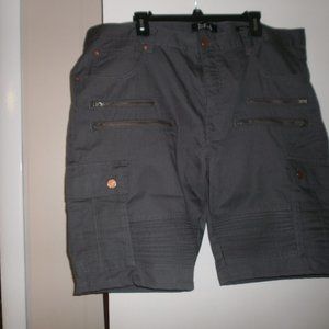 Men's Grey Refuel cargo shorts.  New never worn. size 44/32 modern fit